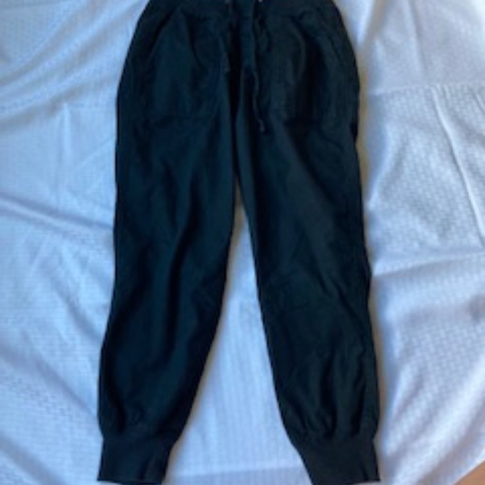 Black Cargo Joggers